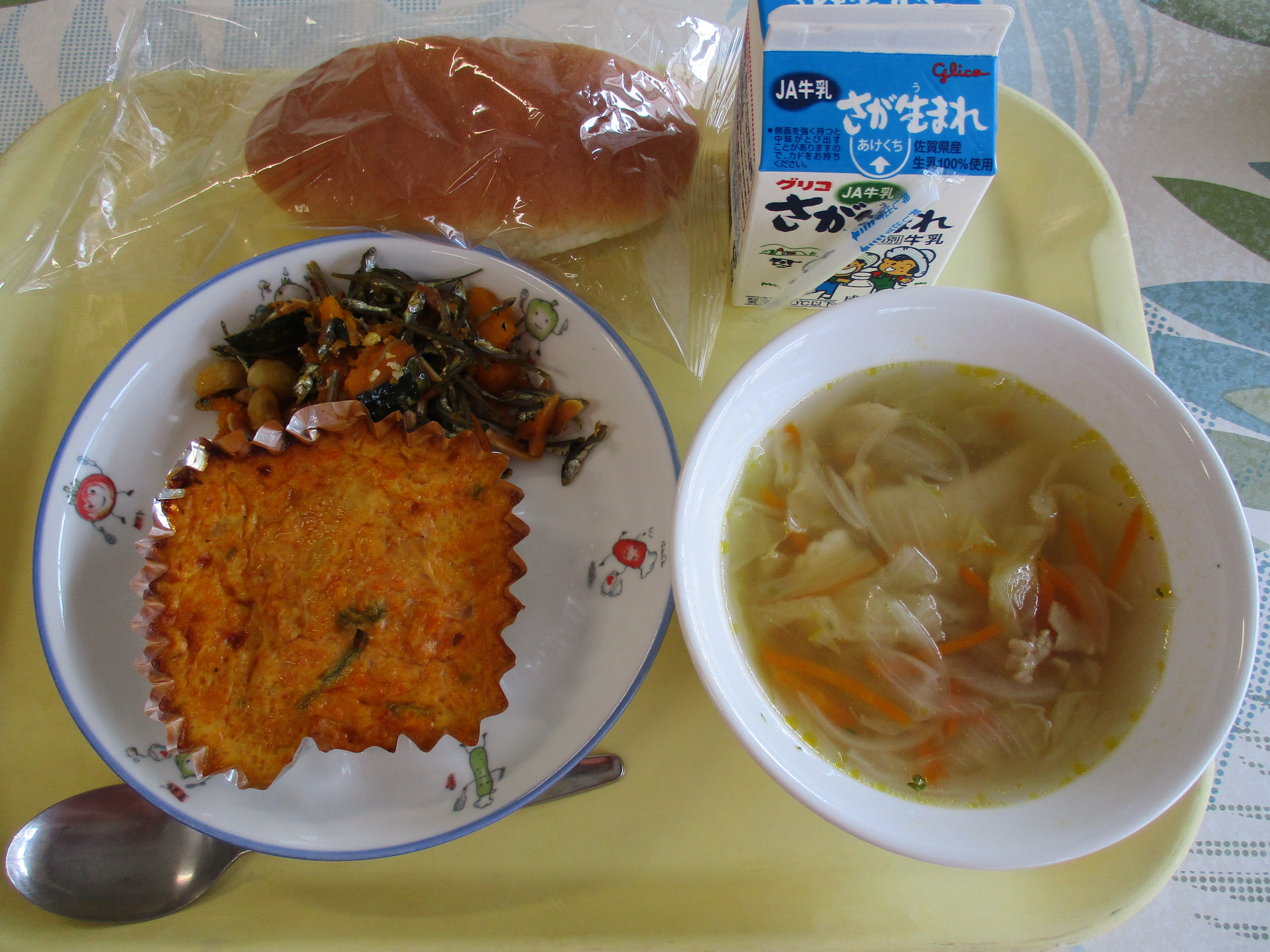 6月９日 水 の給食 有田中部小学校