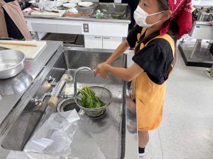 はじめての調理実習！