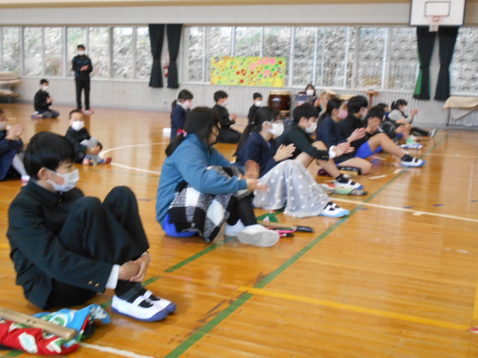 3/4 ありがとう集会 唐津市立伊岐佐小学校