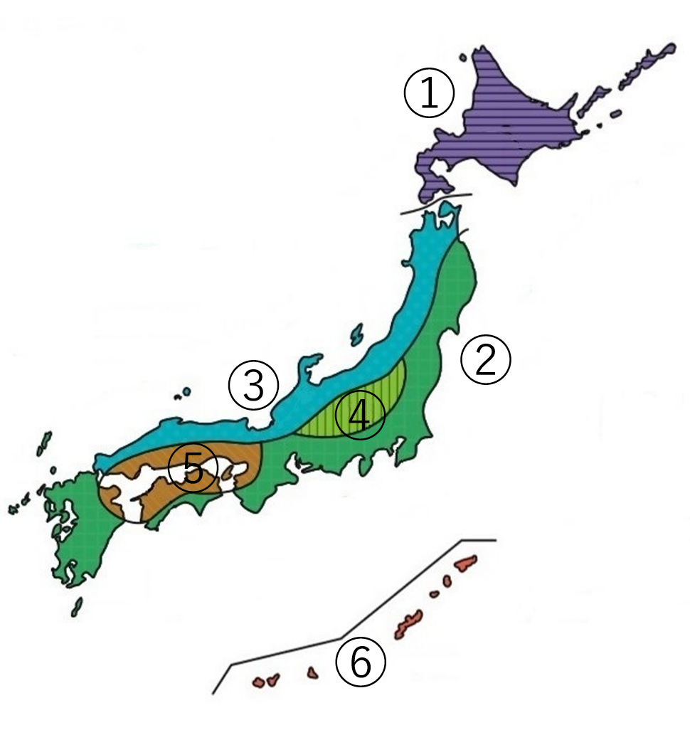 なべ問 日本の気候と海流と海