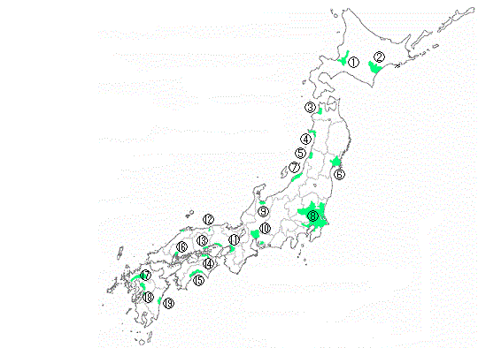 なべ問 日本の平野