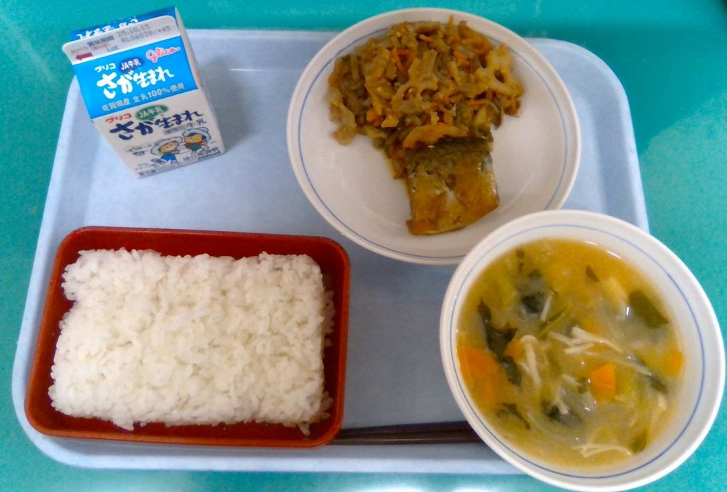 10月2日（木）ごはん 牛乳 さばの生姜煮 きんぴら野菜 みそ汁 | 佐賀市立西与賀小学校 Nishiyoka Elementary School