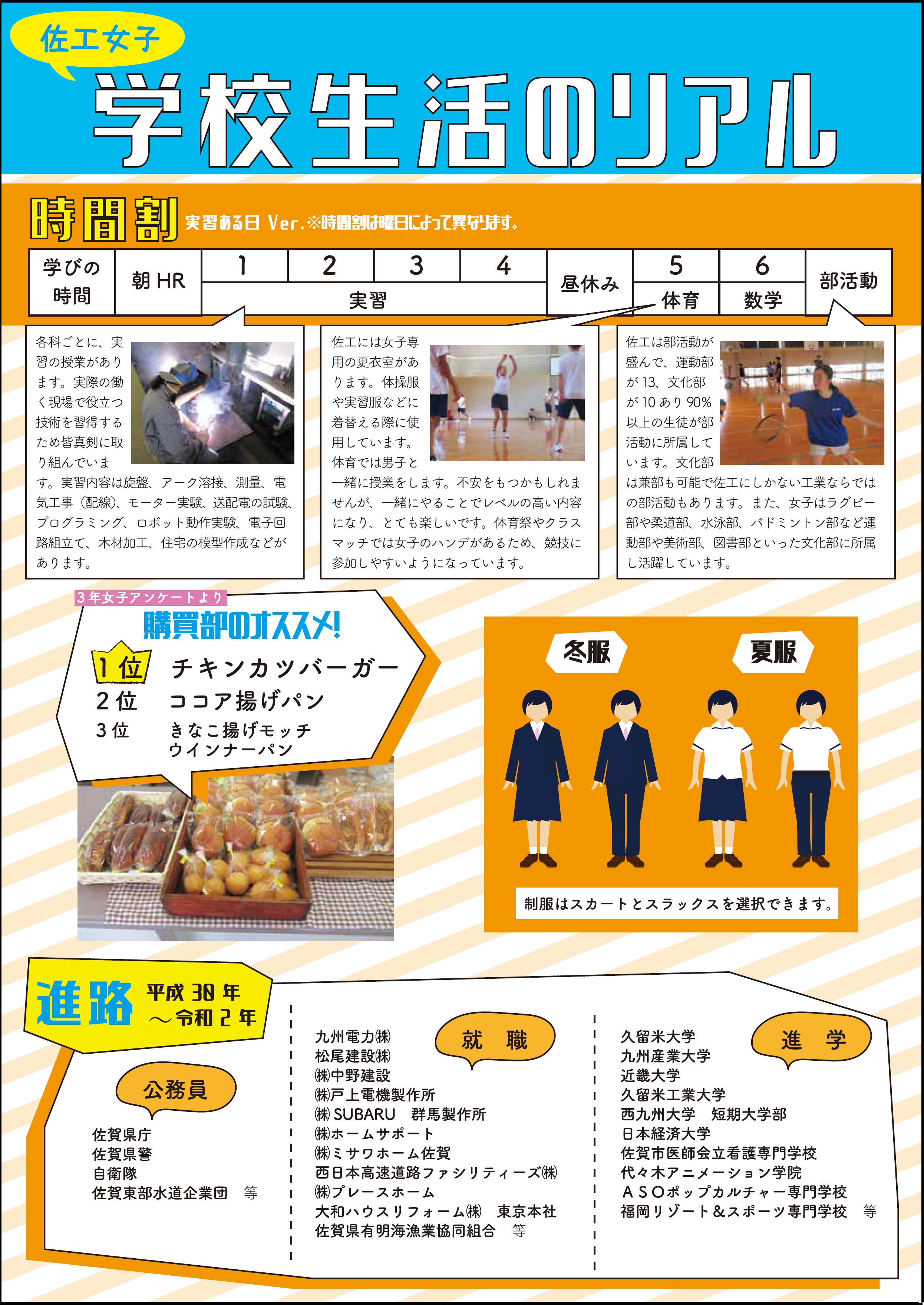 佐工女子特集の紹介 佐賀工業高等学校