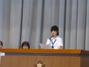 校内弁論大会１