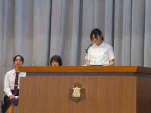 校内弁論大会２