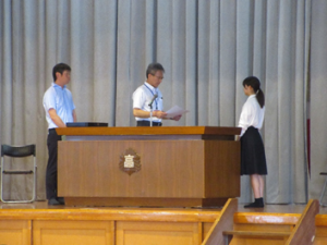 校内弁論大会５