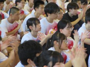 退任式２