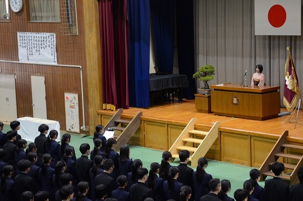 卒業生代表答辞