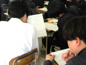 志望校別集会（数学）