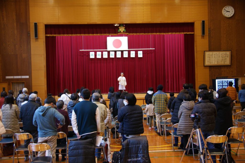 高島区総合文化祭 唐津市立高島小学校