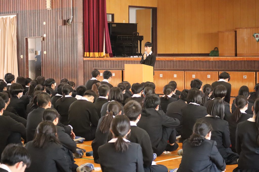 合格体験発表会 佐賀県立武雄高等学校